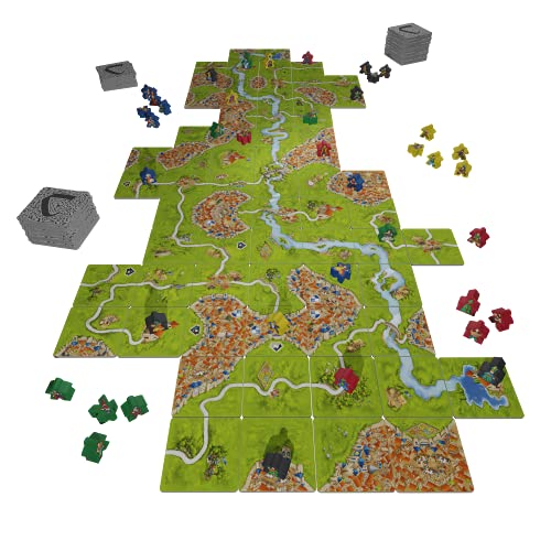 Carcassonne 20th Anniversary Edition Family Board Game, Strategy Adventure for Ages 7 and Up, 2-5 Players T99333