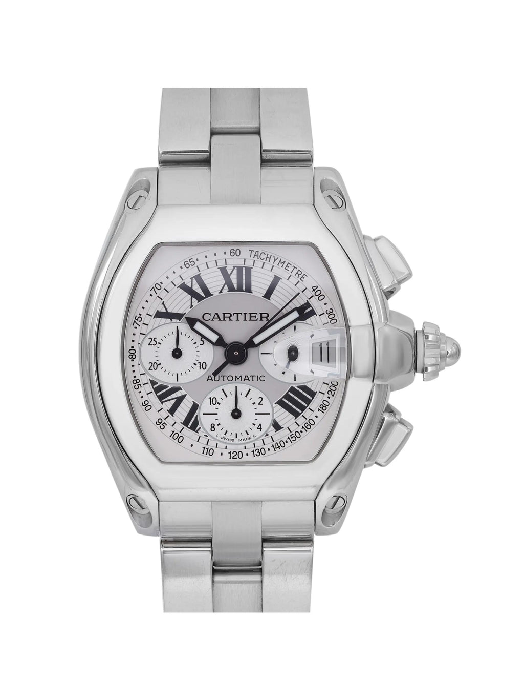 Men's Automatic Watch with Silver Dial P947