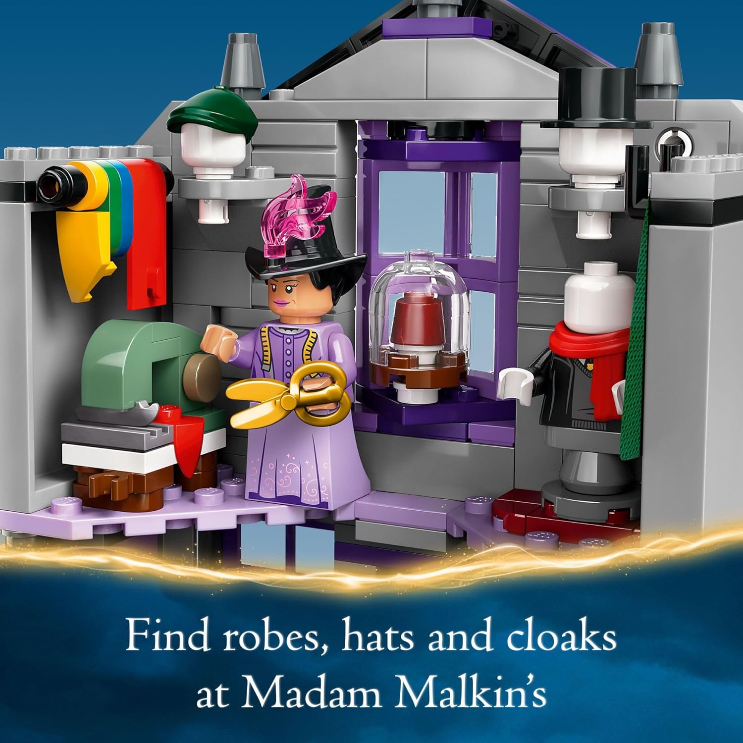 Harry Potter Ollivanders & Madam Malkin's Robes Playset for Kids H373