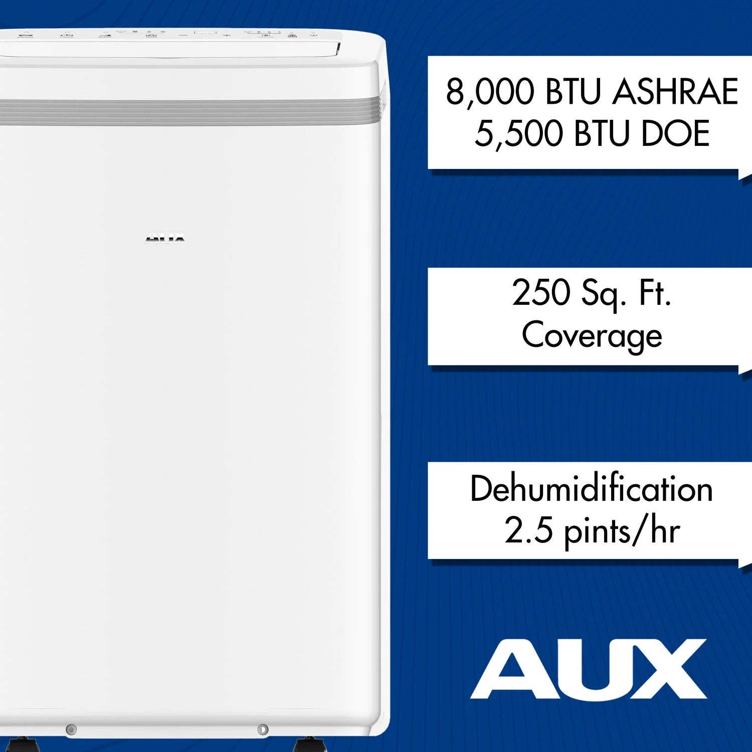 Portable Air Conditioner 8,000 BTU with Dehumidification Mode, Remote Control R351