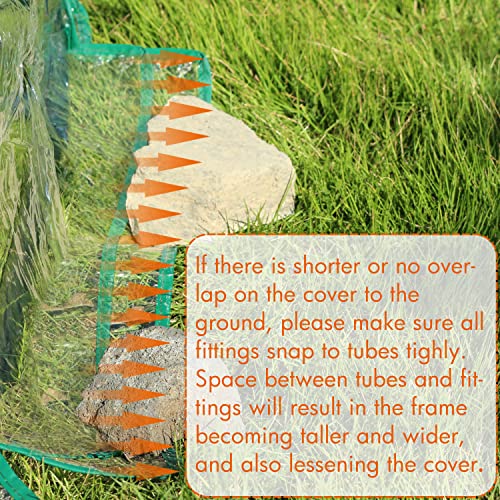 Mini Greenhouse Portable Clear Tent for Indoor or Outdoor Plants M39525