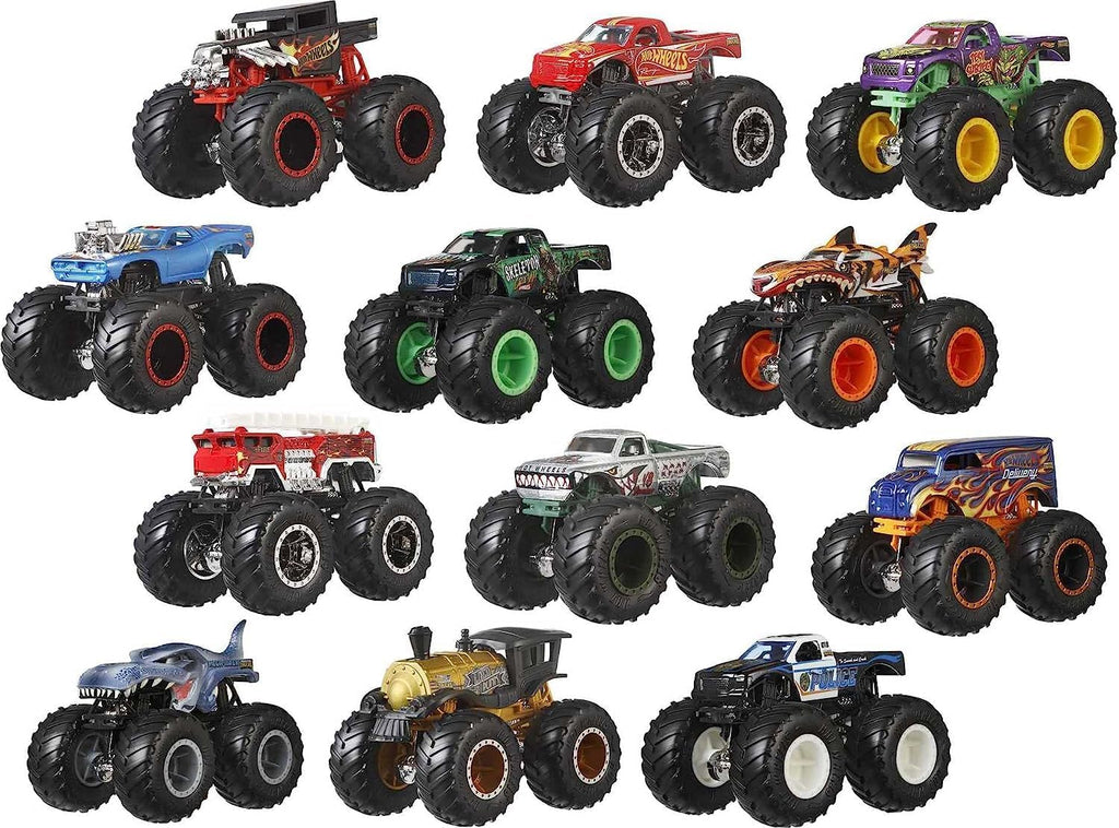 Hot Wheels Monster Trucks Ultimate Chaos! Exclusive Diecast Car 12-Pack