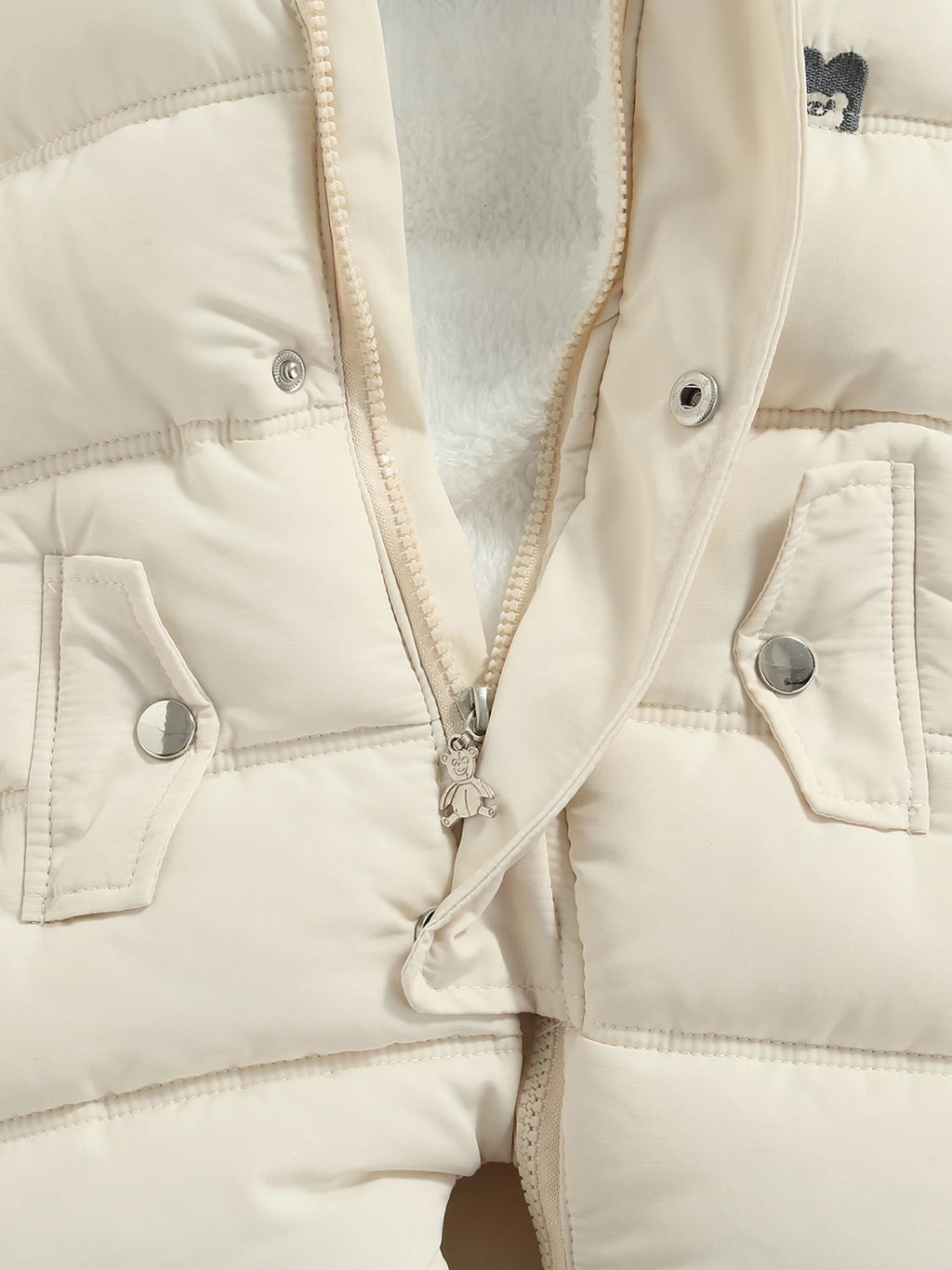 Baby Winter Snowsuit Hooded Puffer Romper X920243