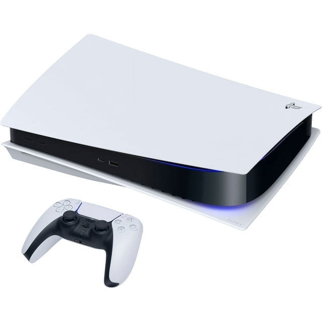 PS5 Video Game Console Disc Edition with Horizon Forbidden West Bundle and Cooling Stand E528633