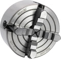 CME 5" 4-Jaw Lathe Chuck, Plain (Flat) Back, Reversible Jaws