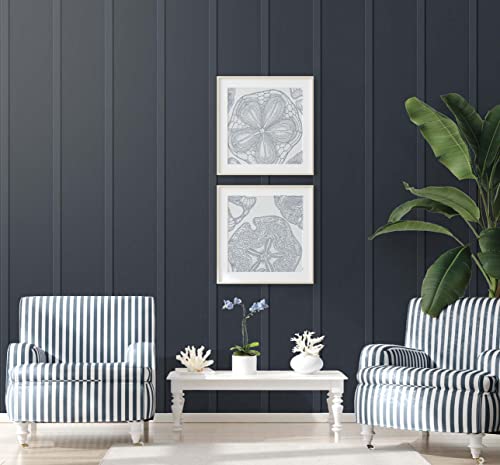 Faux Board and Batten Peel and Stick Wallpaper (Sage Green) S598286