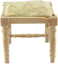 Wonham Dolls House Miniature Unfinished Wooden Bedroom Furniture Dressing Table Stool