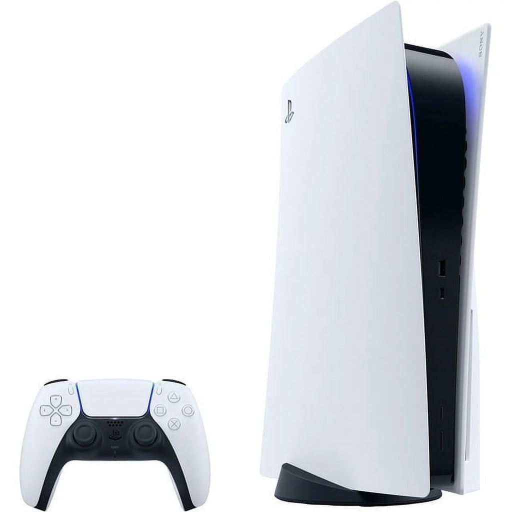 PS5 Video Game Console Disc Edition with Horizon Forbidden West Bundle and Cooling Stand E528633