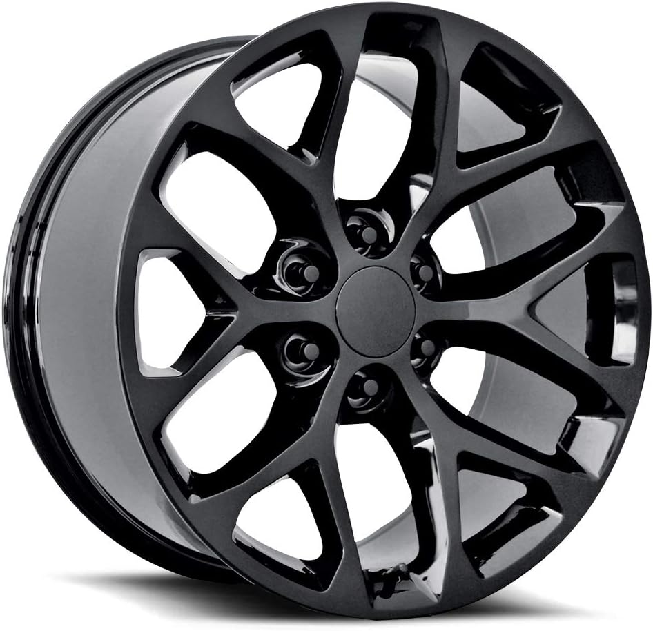 Gloss Black Wheel 24x10" for GMC Sierra L286