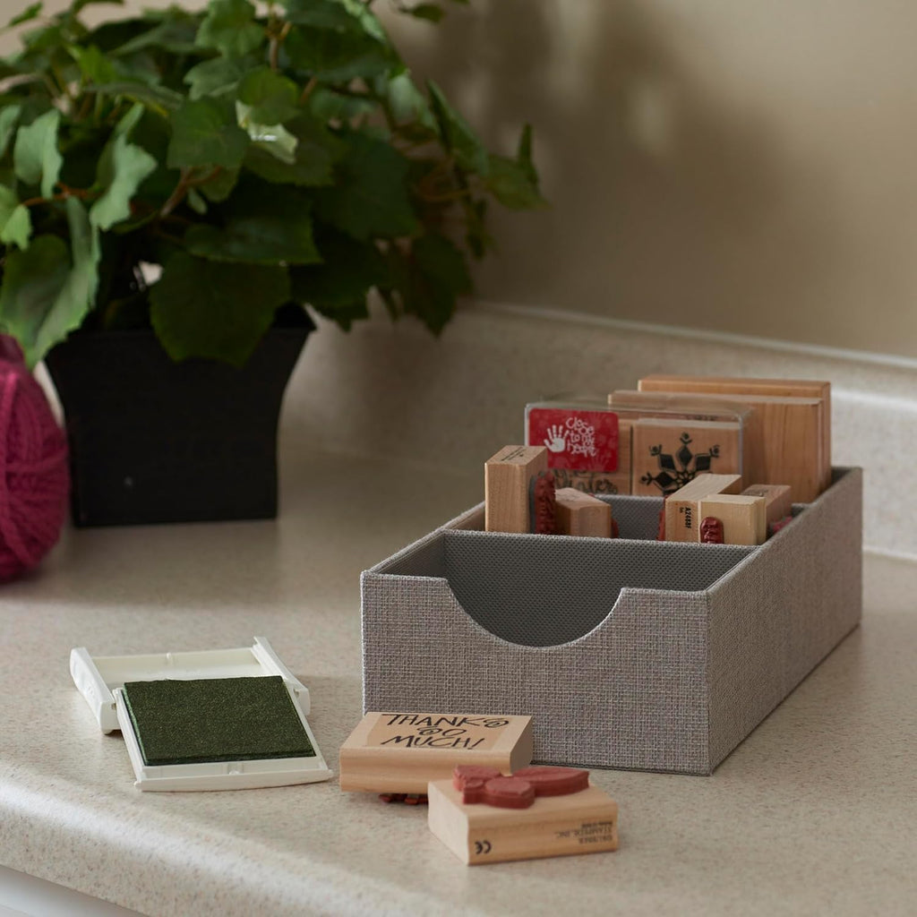 Deep 3 Section Drawer Organizer Box for Storage U574