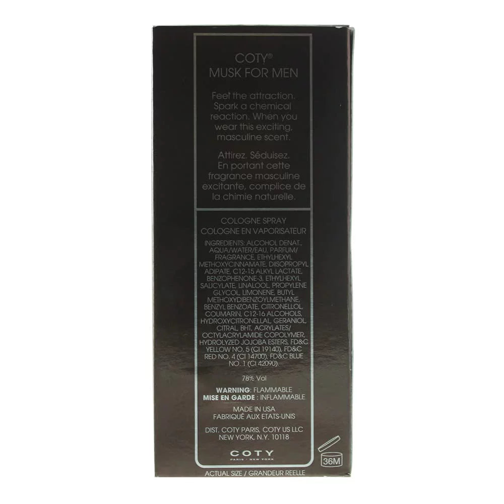 Musk Cologne Spray for Men B69055
