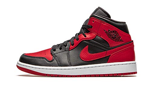 Jordan Men's 1 Mid LT Smoke Grey/Black-White (554724 092)