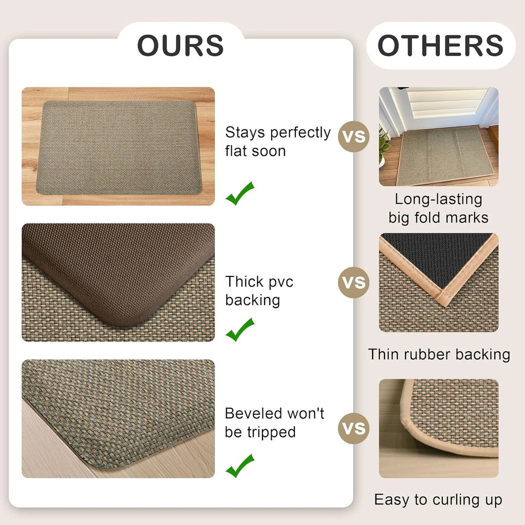 Anti-Fatigue Kitchen Mat Non Slip Absorbent Foam Floor Rug O52384