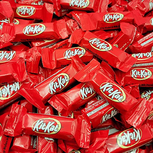 Red Crisp Wafers Milk Chocolate Candy Bars, Individually Wrapped, 4 Pound R83832