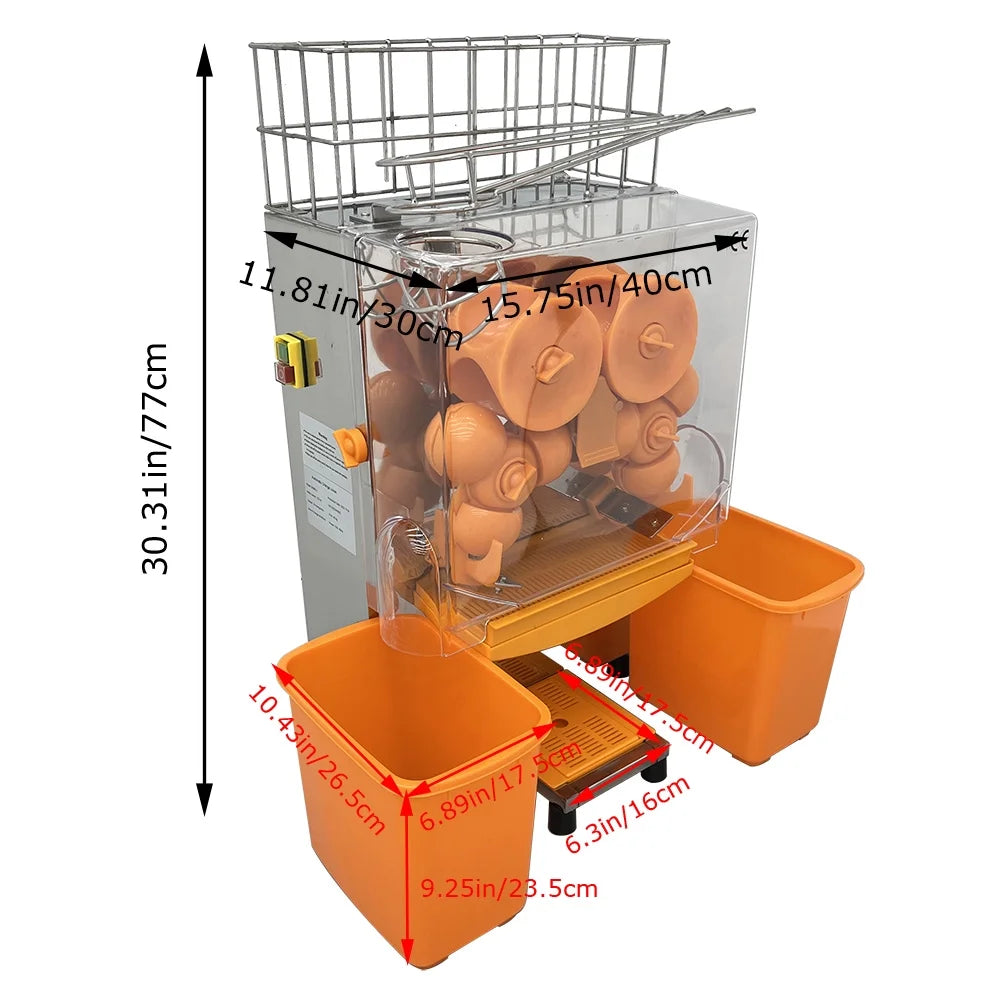 Commercial Orange Juice Extractor Automatic Squeezer Grapefruit Juicer Press Machine Q64532