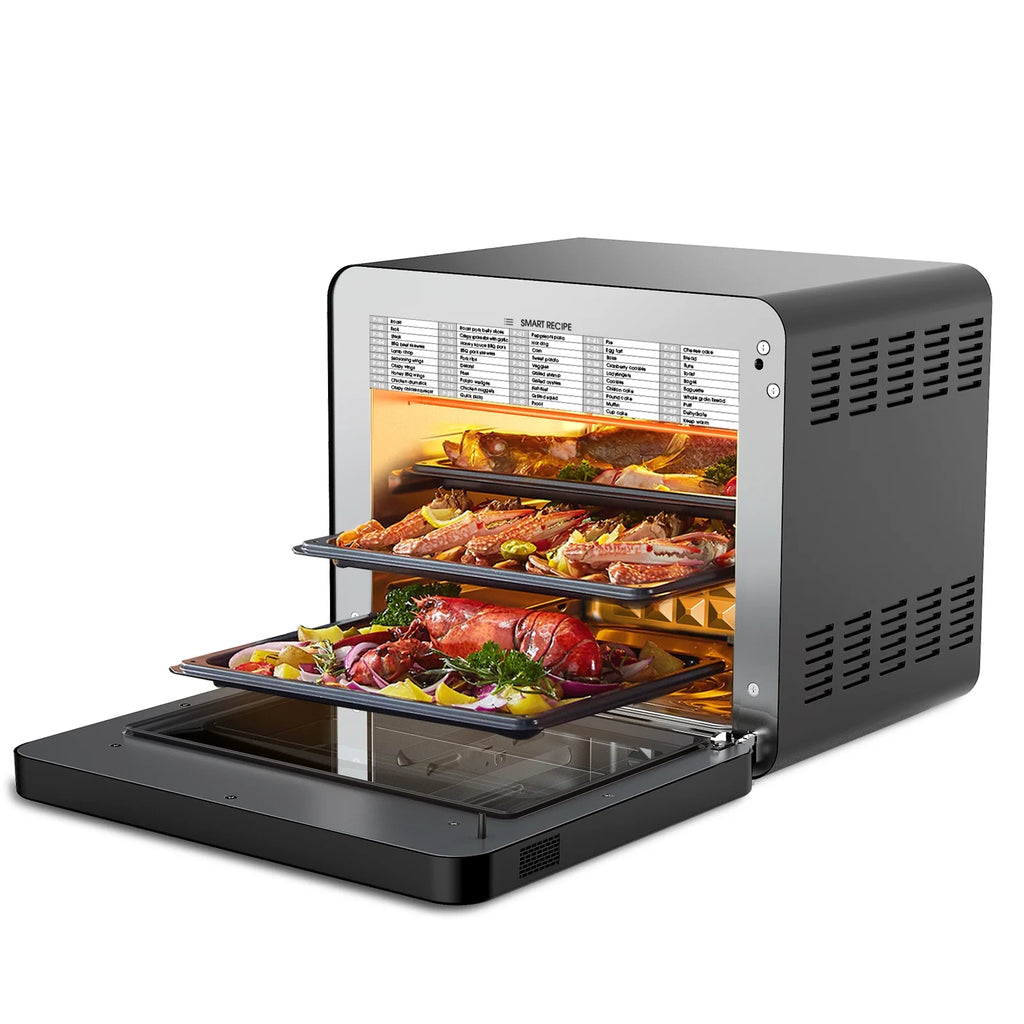 Air Fryer Toast Oven Combo with Rotisserie and Dehydrator, Extra Large Capacity Y873