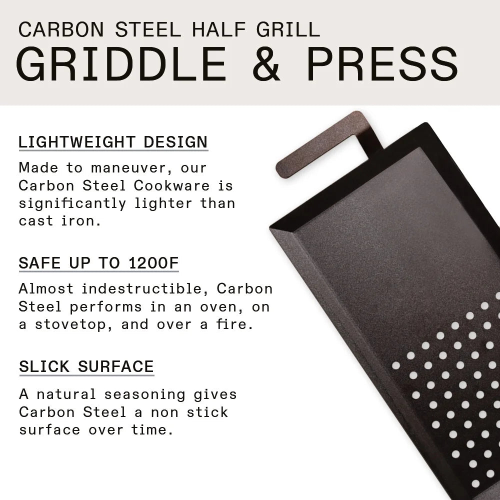 Carbon Steel Half Grill Griddle E990