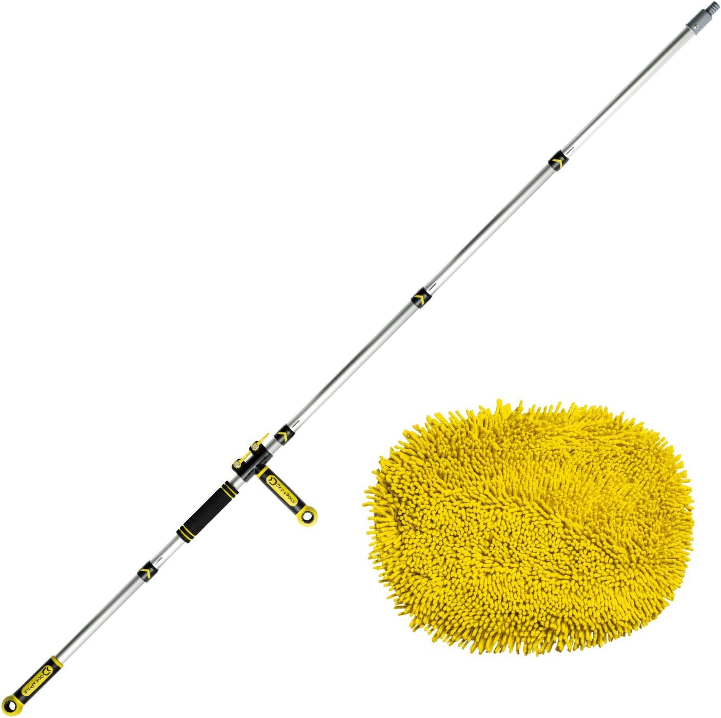 Wall Duster with Telescoping Pole and Microfiber Cleaning Head for Ceilings F21407