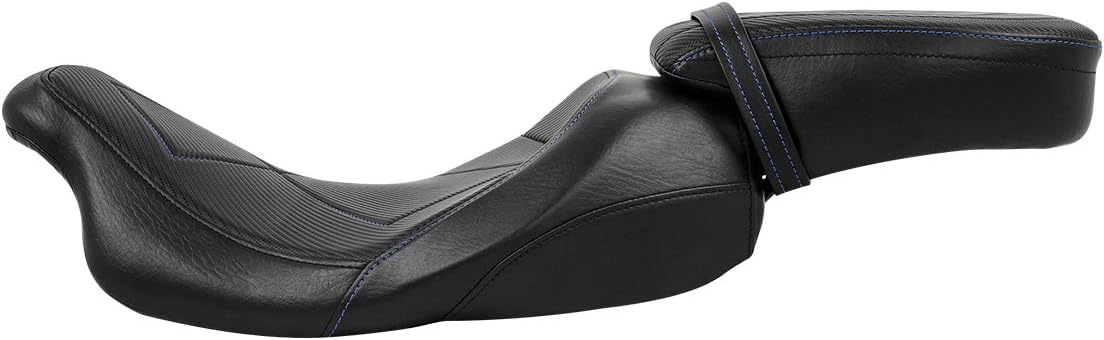 Two Up Leather Motorcycle Seat for Harley Touring Models 2009-2022 Y199
