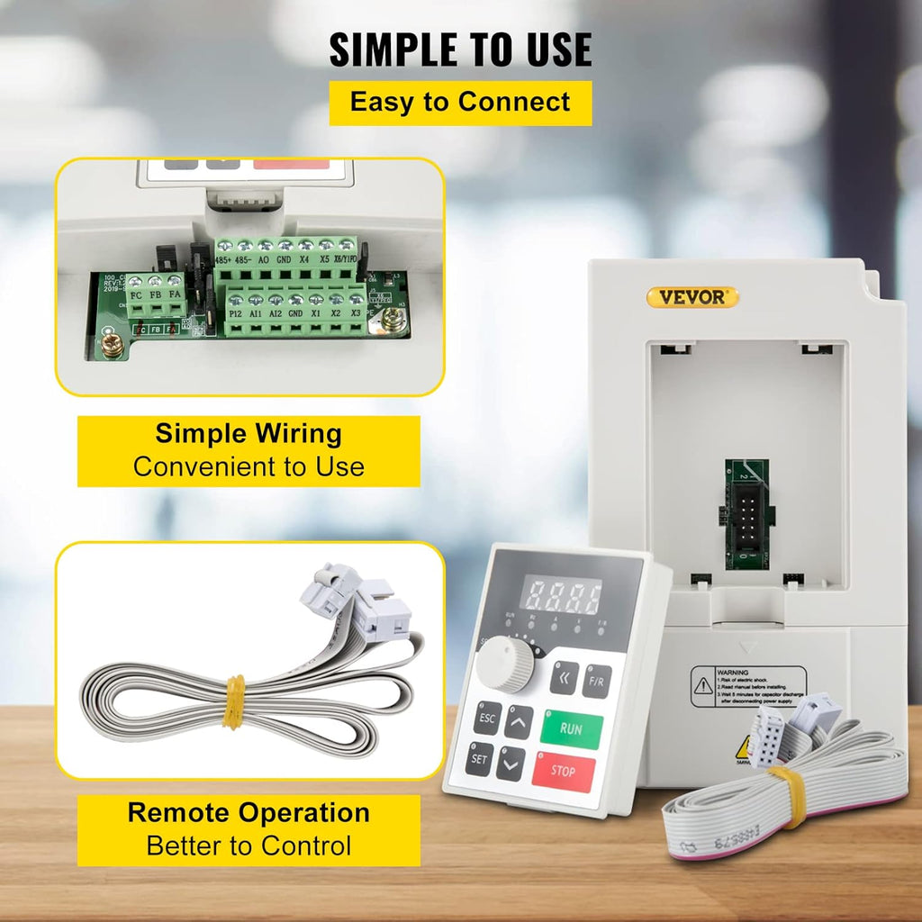VFD 2.2KW 110V 3HP Variable Frequency Drive for Motor Speed X19758