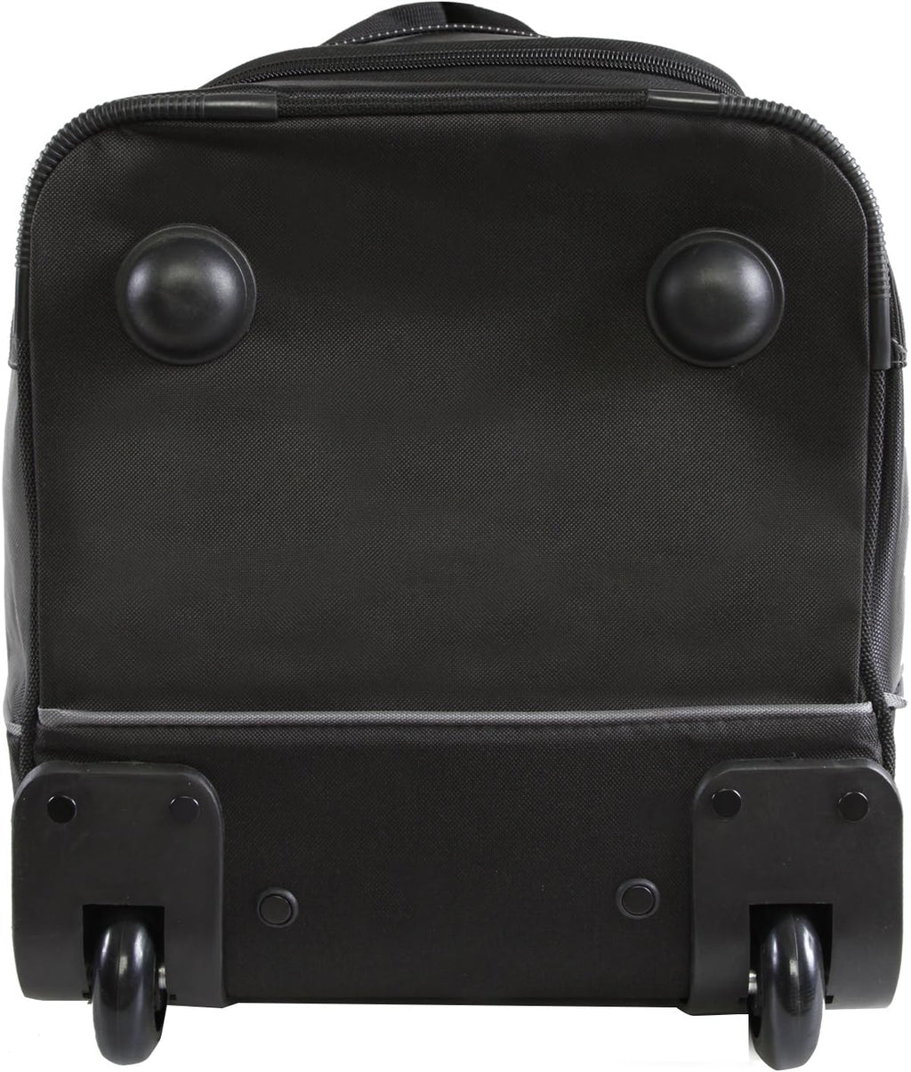 Men's 24" Lightweight Rolling Duffel Bag, Black/Grey K4712