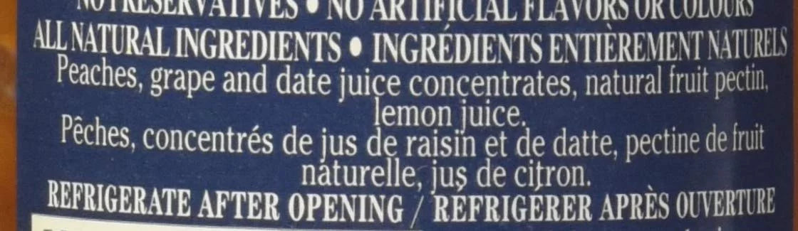 Peach Fruit Preserve, 10 oz (Pack of 6) M8029