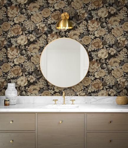 Watercolor Floral Garden Peel and Stick Wallpaper C2067
