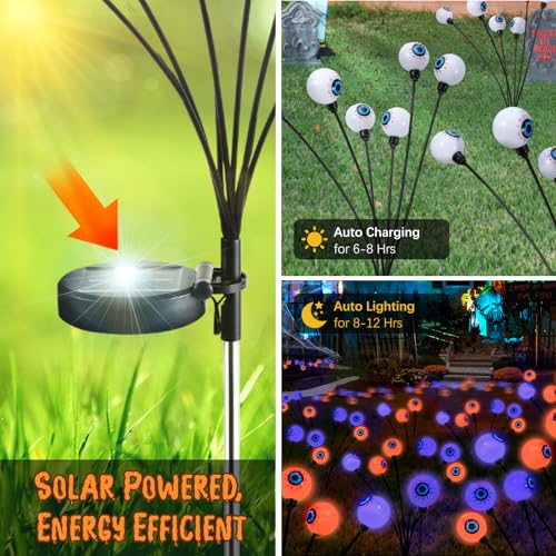 Solar Christmas Candy Cane Lights Outdoor, Pathway Stake Lights, 24 Pack G8137