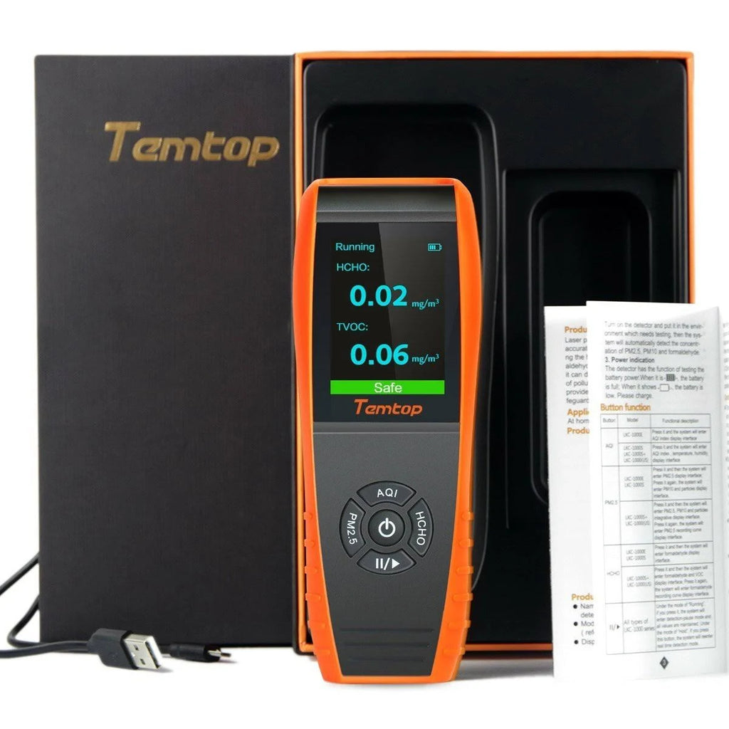 Air Quality Monitor Formaldehyde Detector with Humidity and Temperature Meter B91087