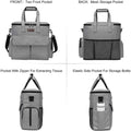 Dog Travel Bag with 2 Food Carriers, 2 Collapsible Bowls, and 1 Placemat