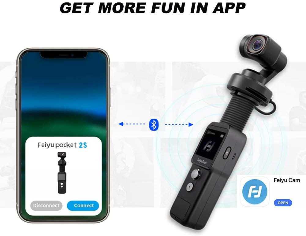4K 60FPS Action Camera with 3-Axis Gimbal Stabilizer O28672