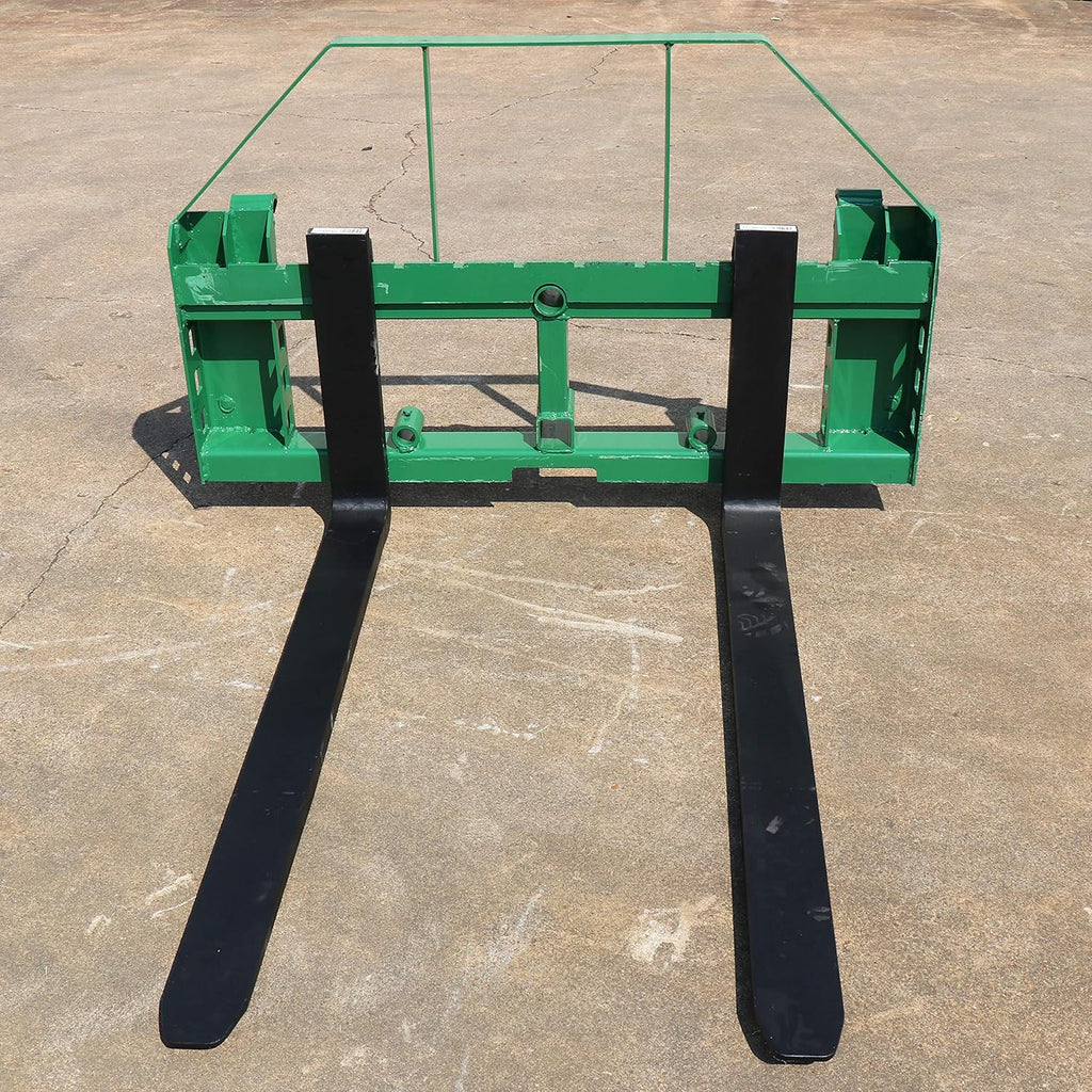 Heavy Duty Pallet Fork Frame with 48" Fork Blades and 2" Trailer Receiver Hitch B8654