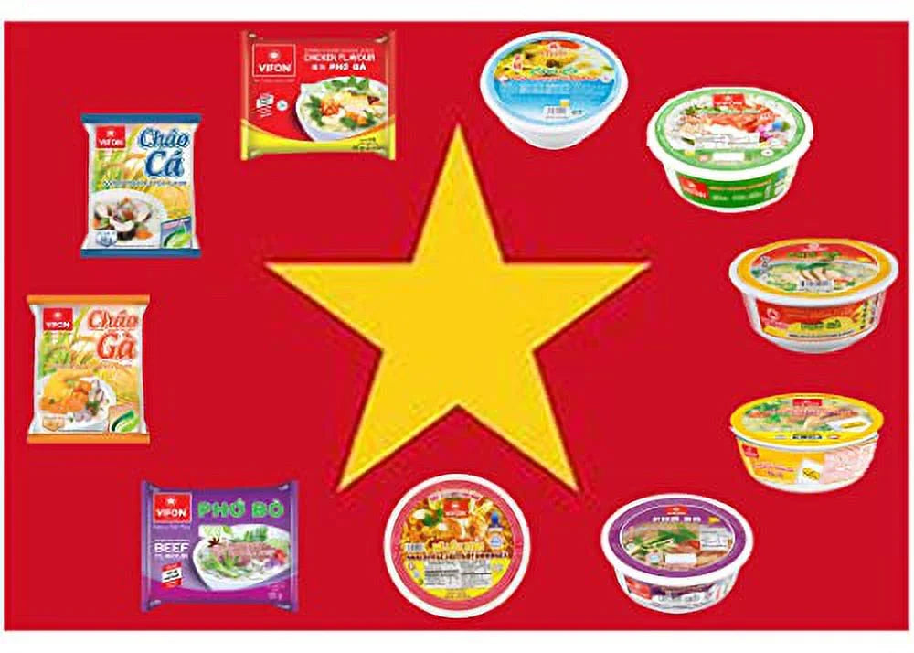 Asian Ramen Noodle Variety Pack of 12 Instant Noodles with Chopsticks K9893
