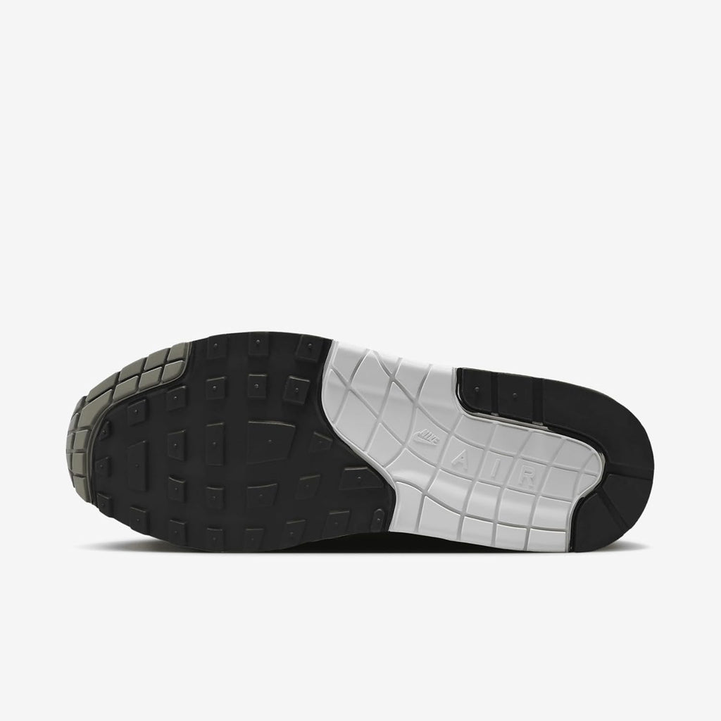 Women's Air Max 1 Shoes, White Grey Black M214633