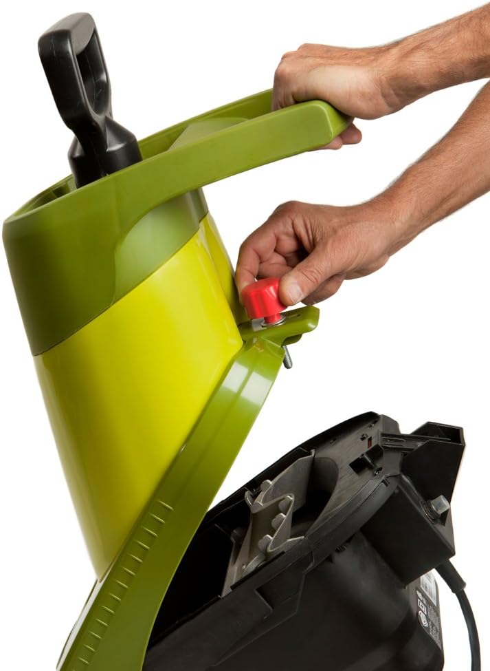 Electric Wood Chipper/Shredder, 14-Amp, 16:1 Reduction A461819