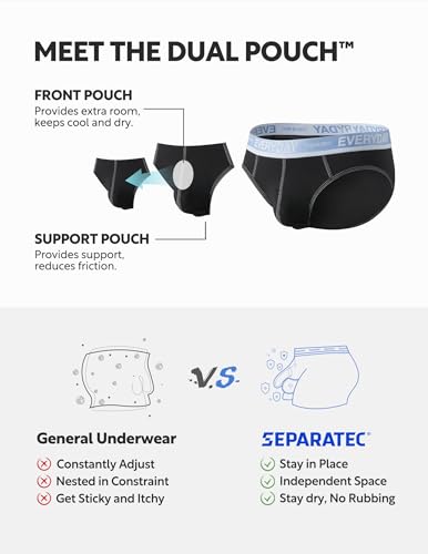 Men's Cotton Separate Pouch Briefs 7 Pack H7852