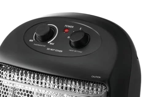Quartz Electric Tower Space Heater, Indoor, Black Z692