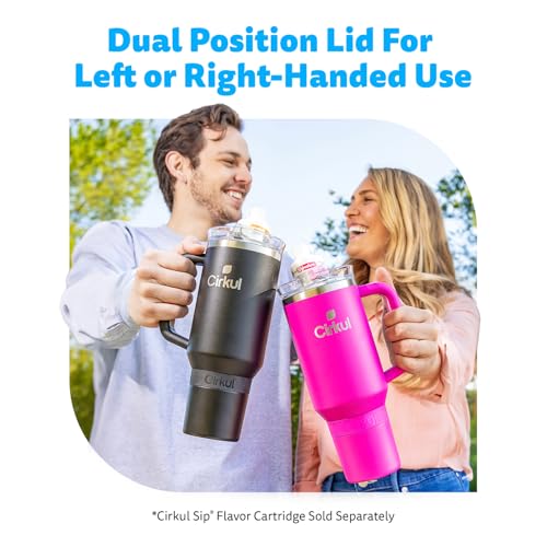 40oz Stainless Steel Tumbler with Handle, Double-Wall Insulated T7917