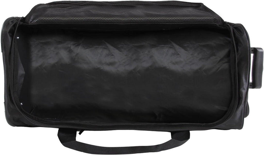 Men's 24" Lightweight Rolling Duffel Bag, Black/Grey K4712