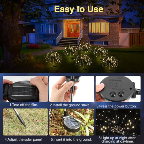 Solar Christmas Candy Cane Lights Outdoor, Pathway Stake Lights, 24 Pack G8137