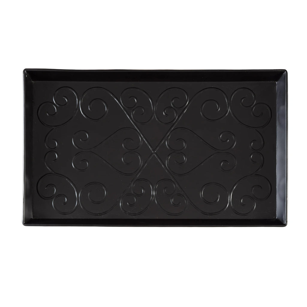 Metal Boot Tray with Coir Insert H180467