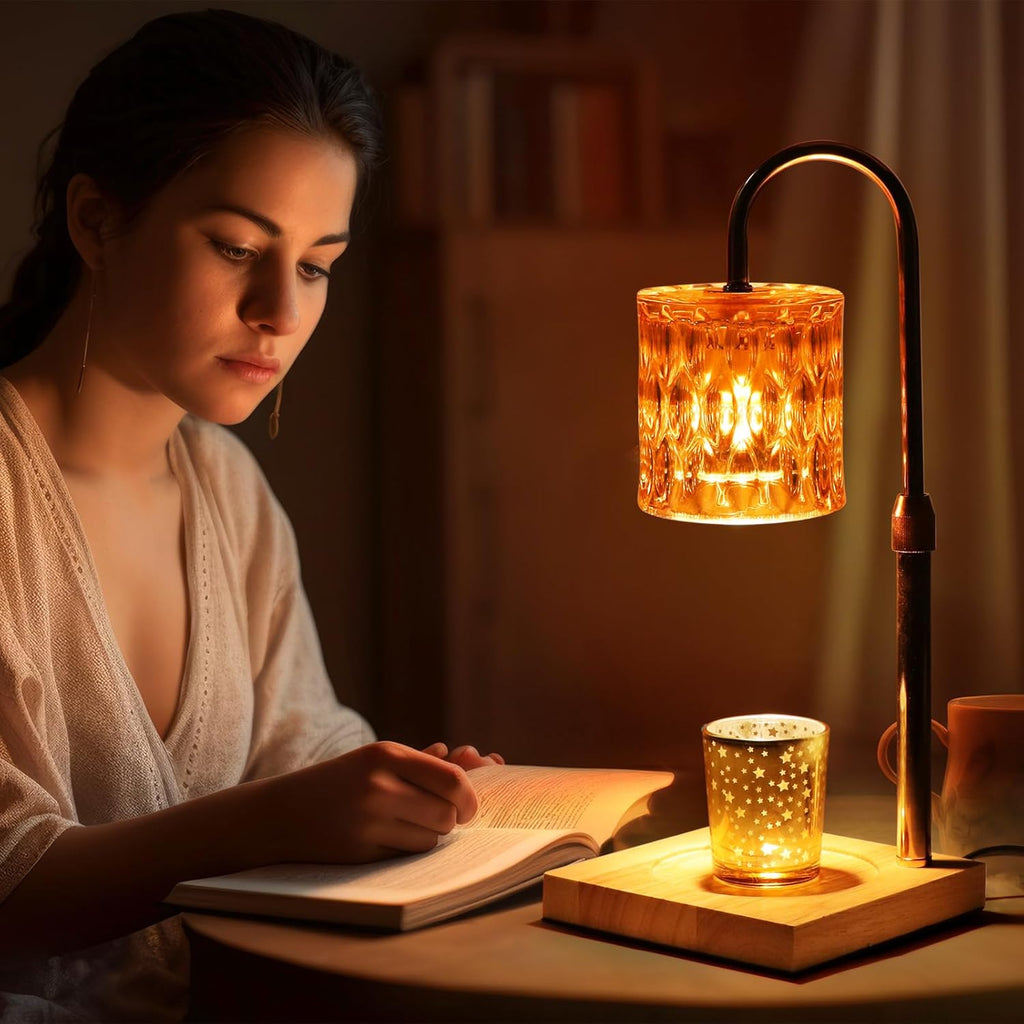 Candle Warmer Lamp with Timer and Adjustable Brightness H728305
