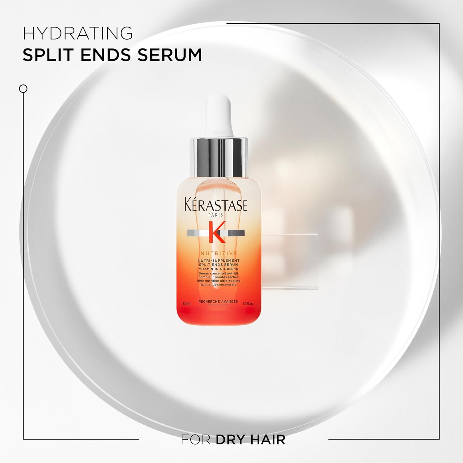 Hydrating Split Ends Serum for Dry Hair, 1.7 Fl Oz O519