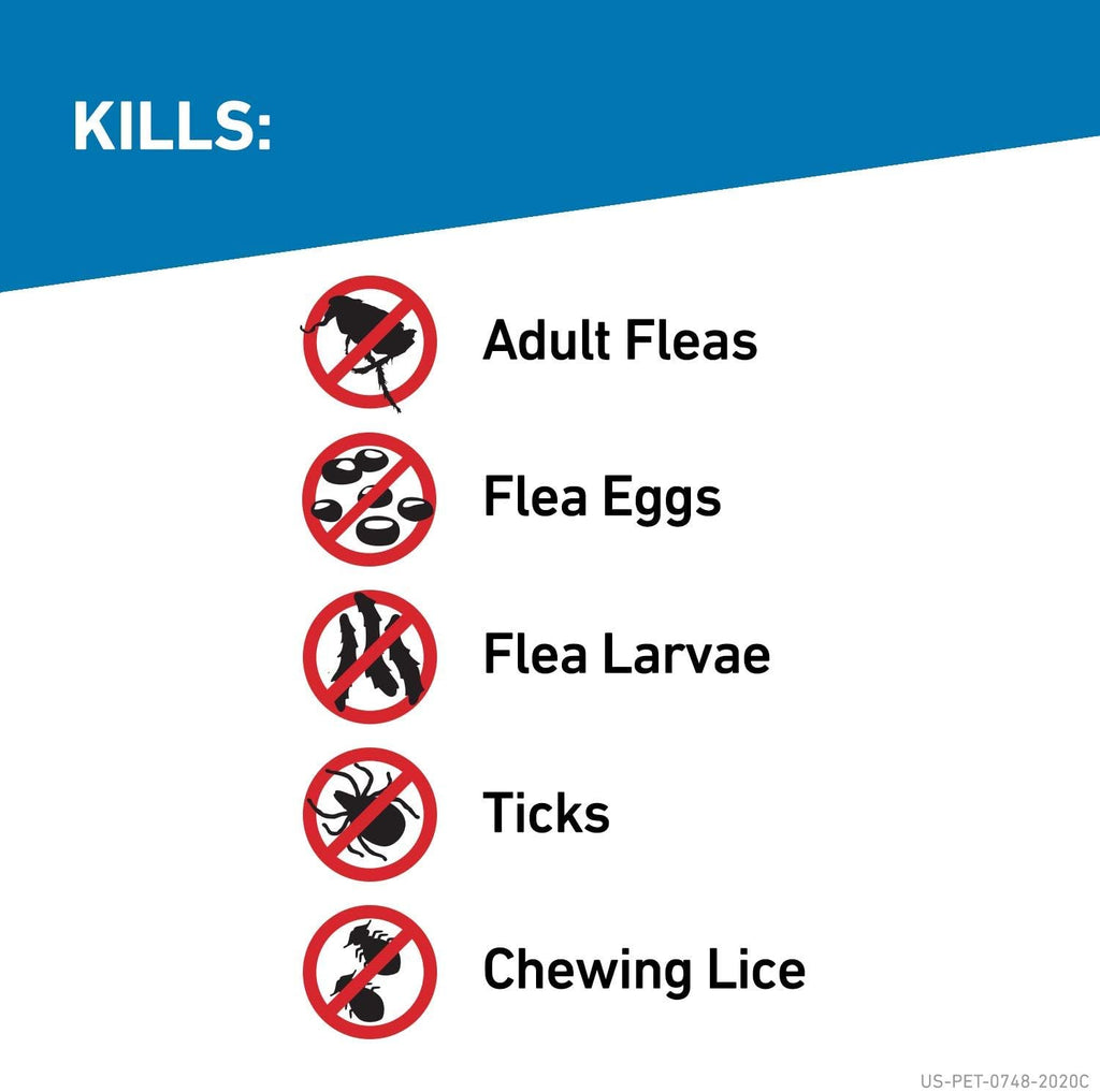 Flea and Tick Treatment for Medium Dogs, 8 Doses F458