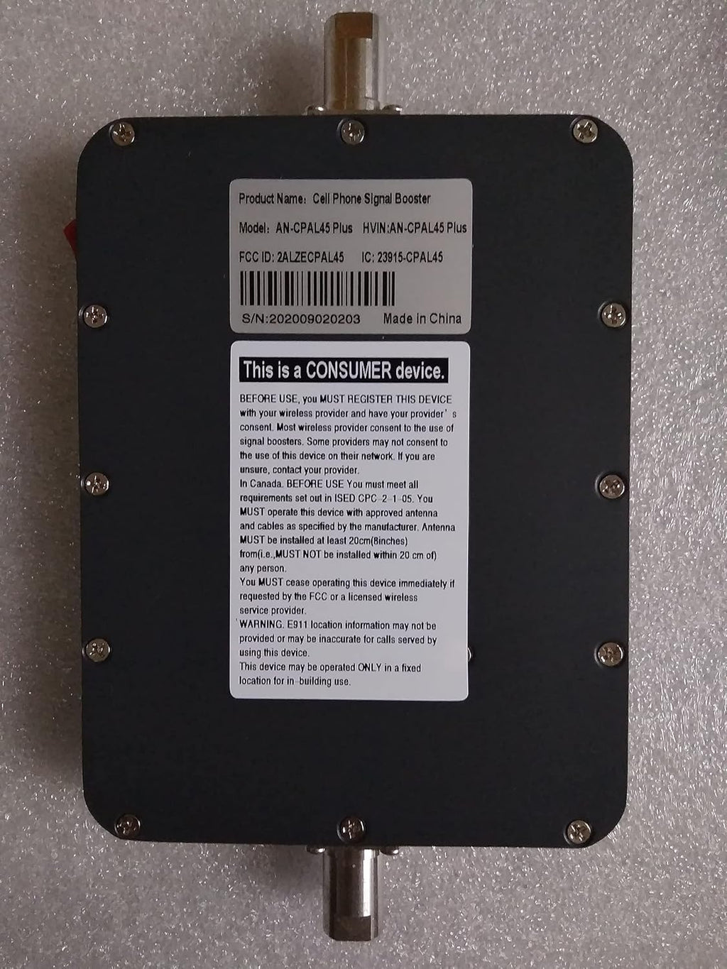 Cell Phone Booster for Car Truck 5 Bands Vehicle Signal Repeater 3G 4G LTE D8771