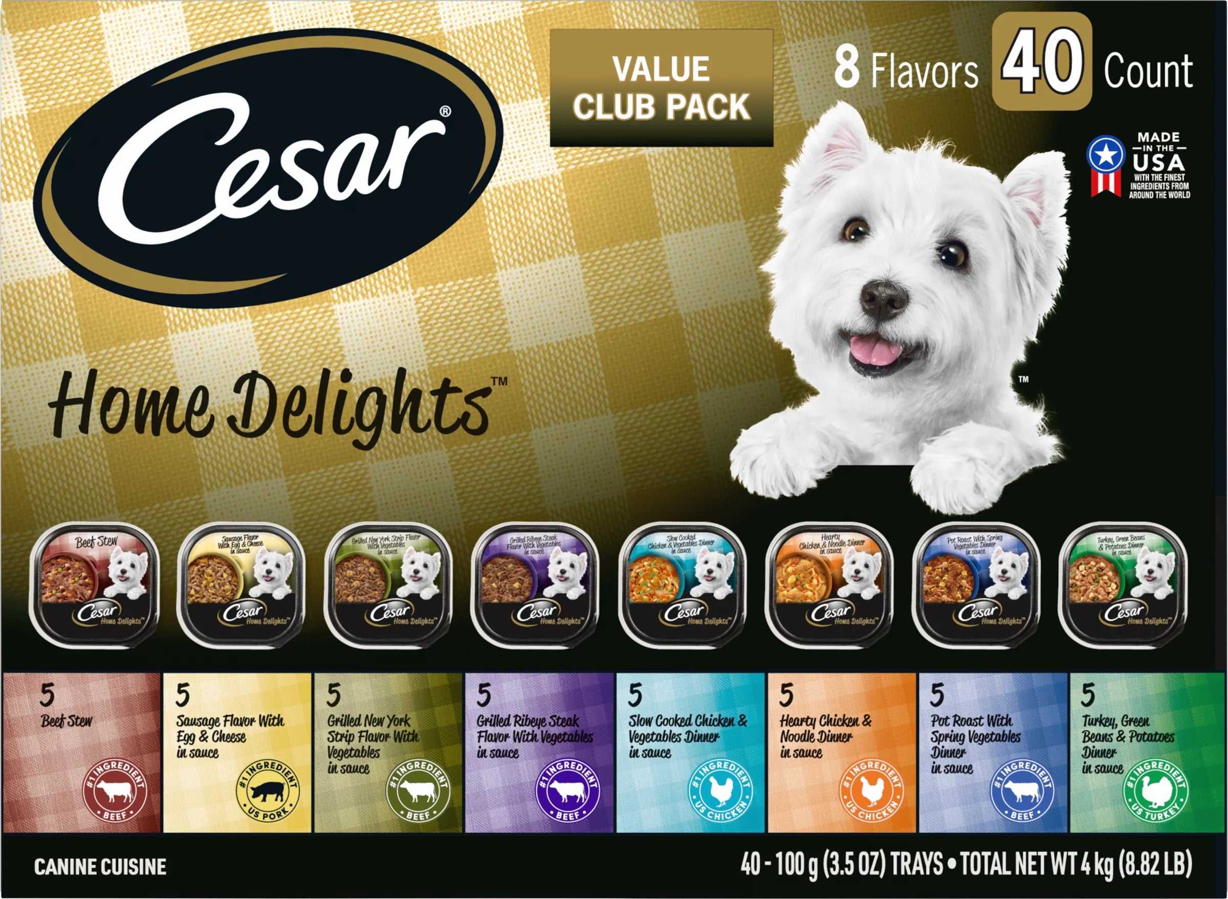 Dog Wet Food Variety Pack 40-Pack V55633