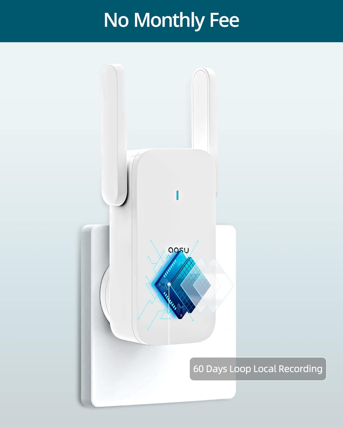 Wireless Video Doorbell with HD Camera, No Monthly Fee, Motion Detection, WiFi, Battery Powered F84536