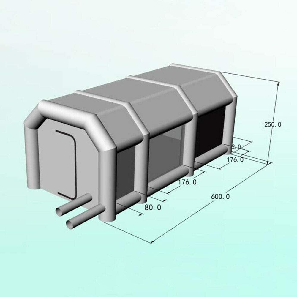 20x10x8 ft. Portable Spray Paint Tent with 2 Filter System U807549