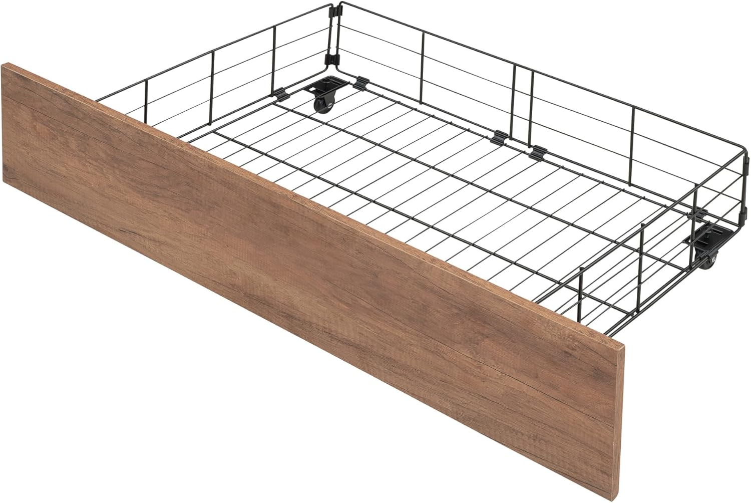 Triple Bunk Bed with Storage, Full over Twin & Twin, Separable into 3 Beds, Black V722106