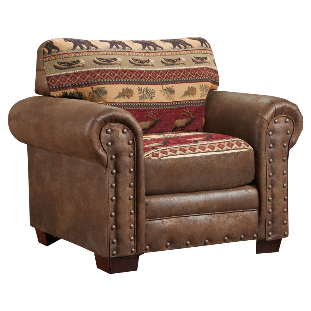 Microfiber Sofa Set in Brown L642190